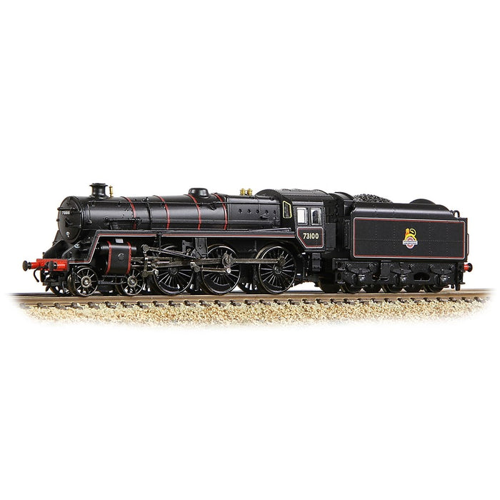 Graham Farish [N] 372-727B BR Standard 5MT with BR1B Tender 73100 in BR Lined Black (Early Emblem)