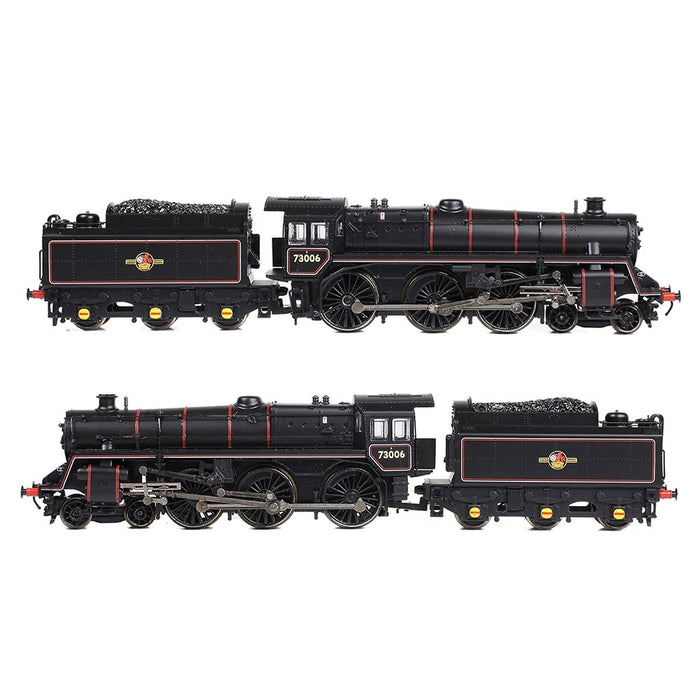 Graham Farish [N] 372-729A BR Standard 5MT with BR1 Tender 73006 in BR Lined Black (Late Crest)