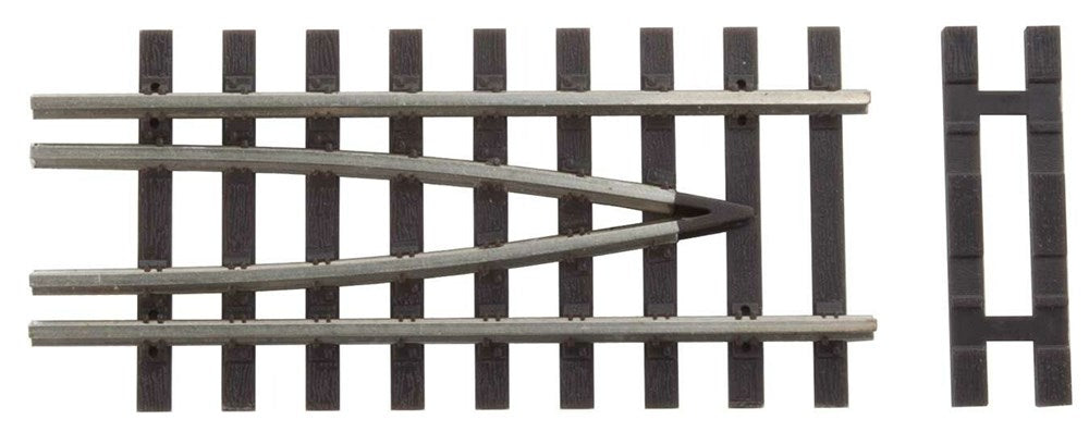 Walthers Track 948-83005 HO Code 83 Nickel Silver Bridge Track End Set - Includes 2 End Track Pieces and 2 Spacer Ties