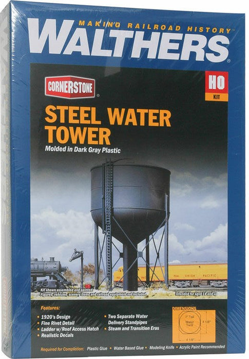 Walthers Cornerstone 933-3043 HO Steel Water Tank Kit