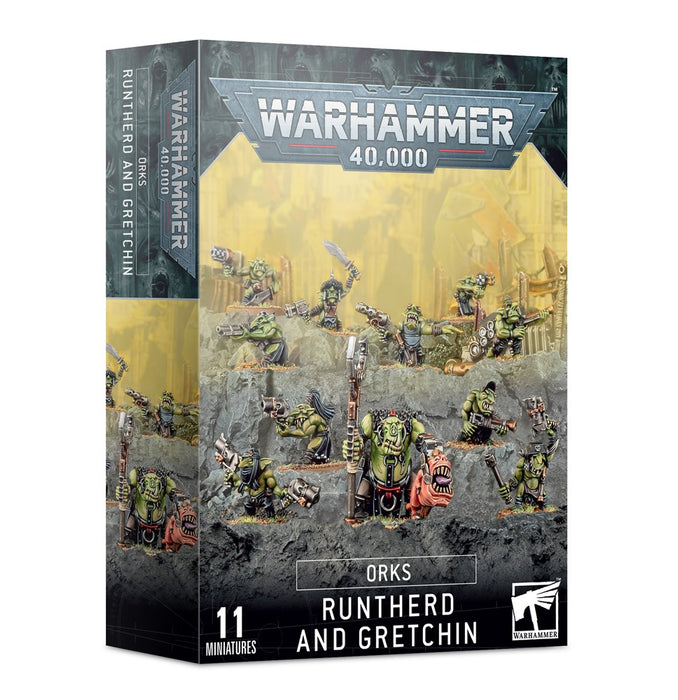 Warhammer 40K 50-16 Orks - Runtherd And Gretchin