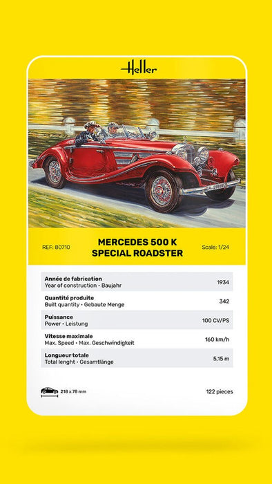 Heller 80710 1:24 500 K Special Roadster