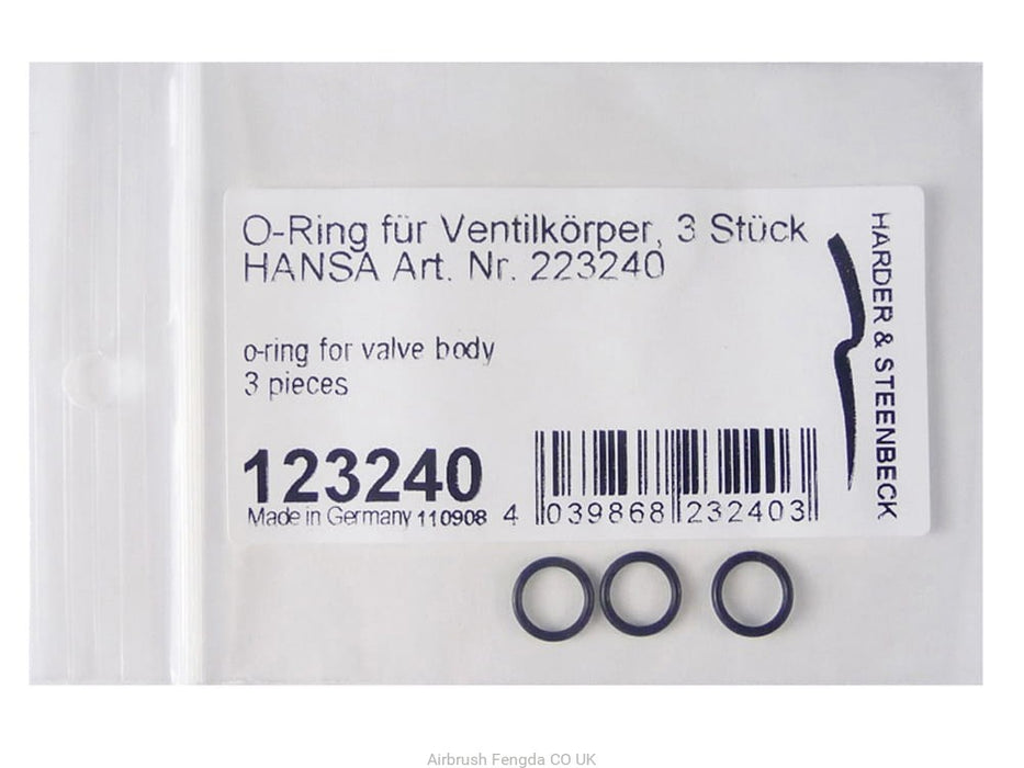 Harder & Steenbeck HS123240 O-ring for valve body + fPc valve (3pcs) for all H&S + HANSA models