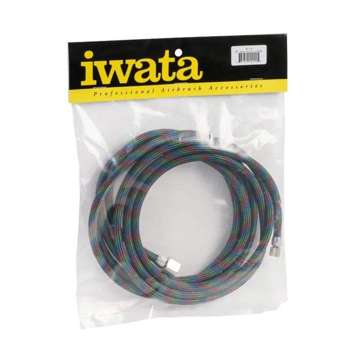 Iwata BT010 Airbrush Hose Braided 3m 1/4" X 1/8" Connections