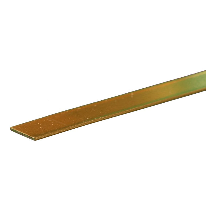 K&S 8241 Brass Strip 0.032 x 1/2 - 12" Length
