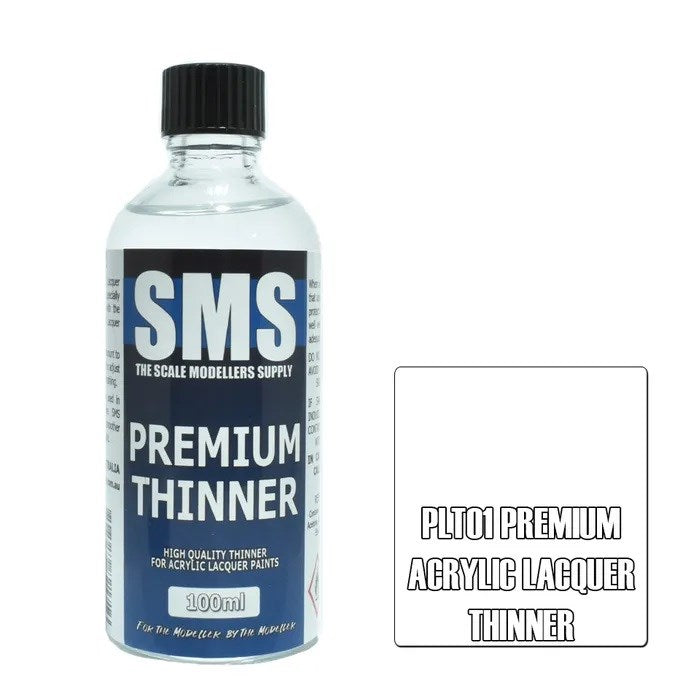 SMS PLT01 Acrylic Lacquer Airbrush Thinners 100ml