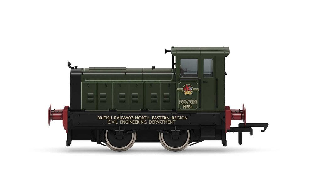 Hornby R3896 OO BR, Ruston & Hornsby 88DS, 0-4-0, No. 84 - Era 6