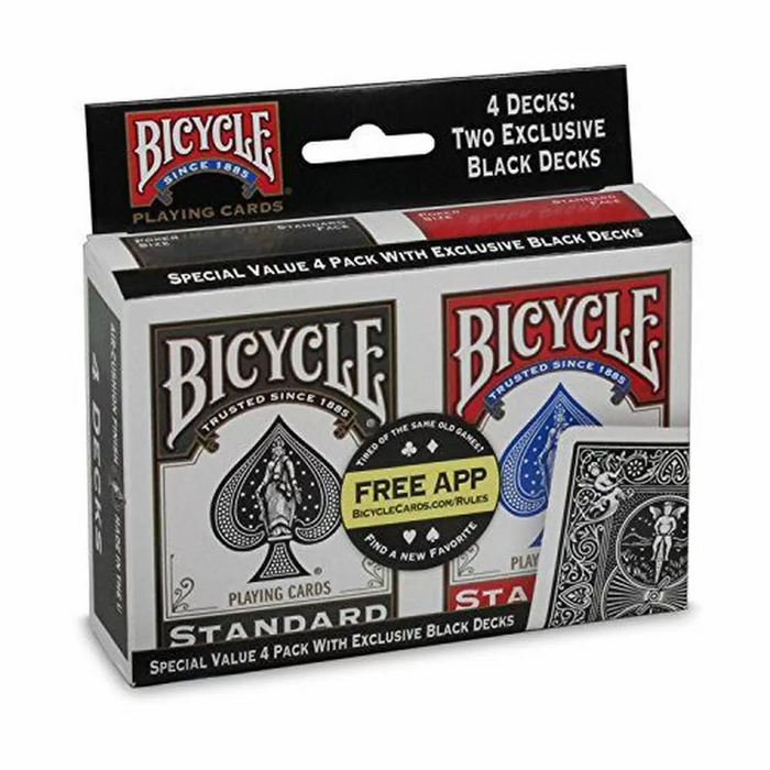 Bicycle Standard Index 4 Pack