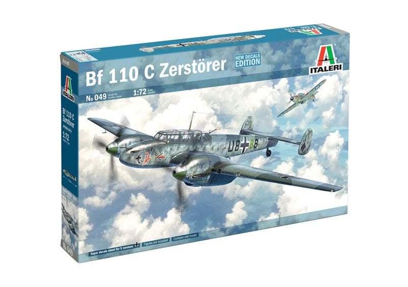 Italeri 049 1:72 Messerschmitt Bf110 C Zerstorer