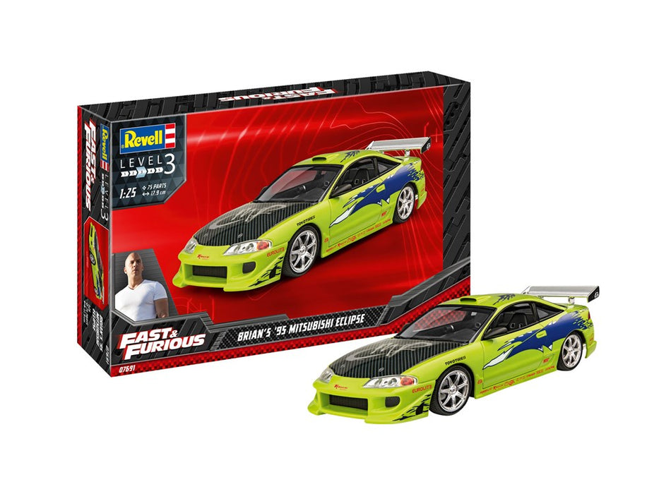 Revell 07691 1:24 Fast & Furious Brian's 1995 Mitsubishi Eclipse