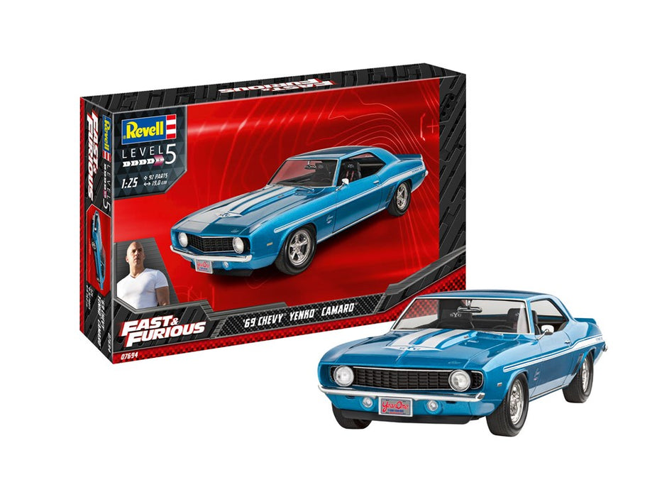 Revell 07694 1:24 Fast & Furious 1969 Chevy Camaro Yenko