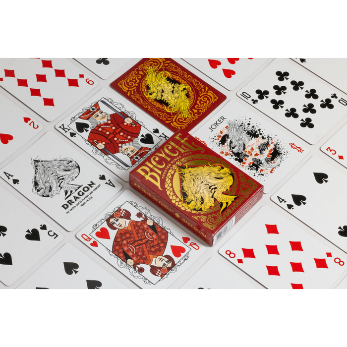 Bicycle Red Dragon Playing Cards