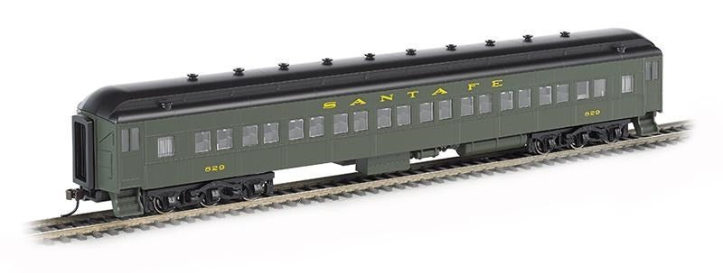 Bachmann USA 13703 [HO] 72' Heavy weight Coach - Santa Fe 829 (Pullman Green)