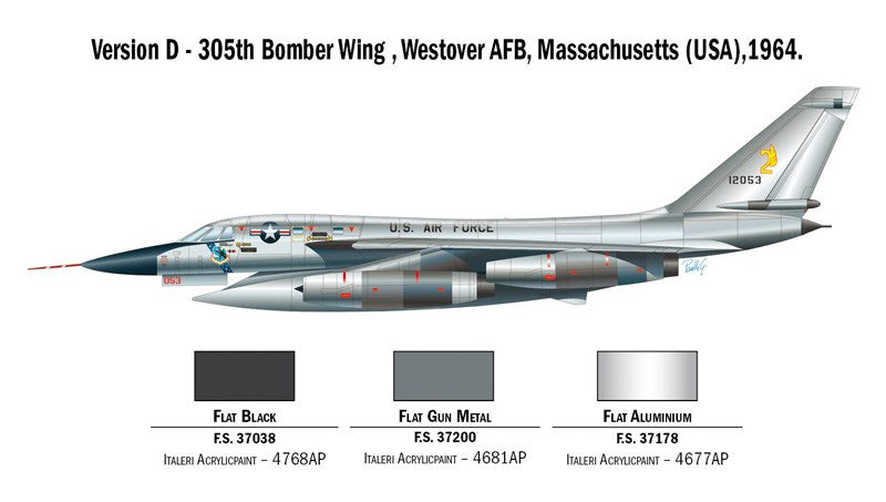 Italeri 1142 1:72 Convair B-58 Hustler