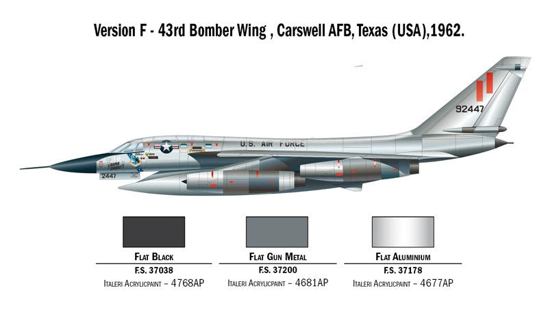 Italeri 1142 1:72 Convair B-58 Hustler