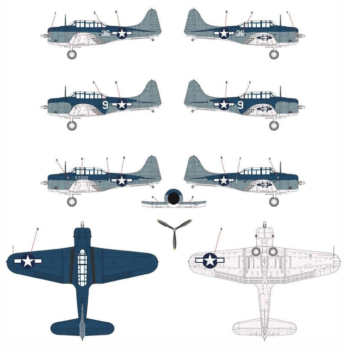 Academy 12329 1:48 USN SBD-5 'Battle of the Philippine Sea'