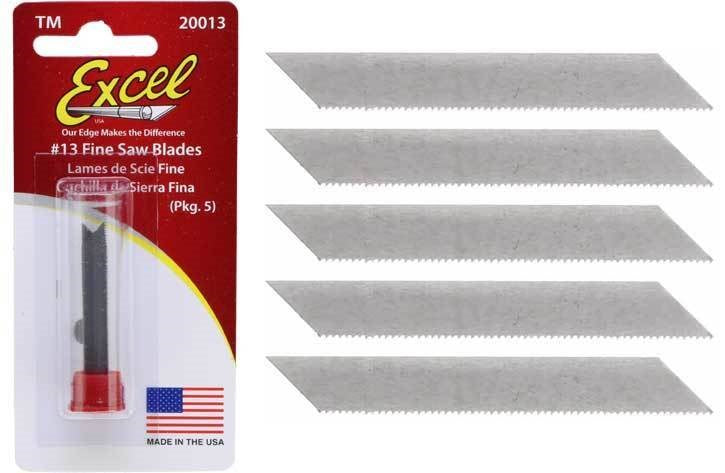 Excel 20013 No 13 Fine Saw Blade 5 pcs