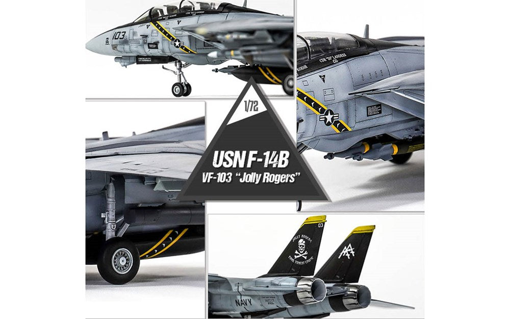 Academy 12578 1:72 Grumman F-14B Tomcat "Jolly Rogers"