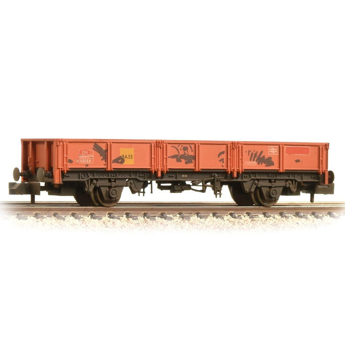 Graham Farish [N] 377-553 BR ZDA 'Bass' Open Wagon - BR Railfreight Red [W]