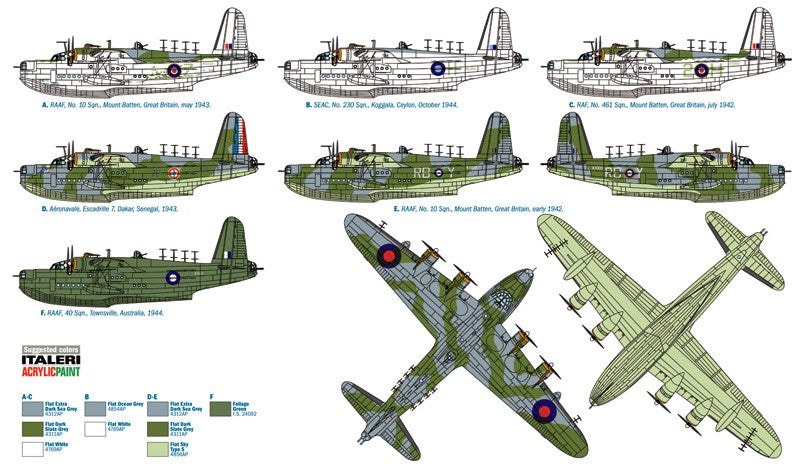 Italeri 1352 1:72 Short Sunderland Mk.III