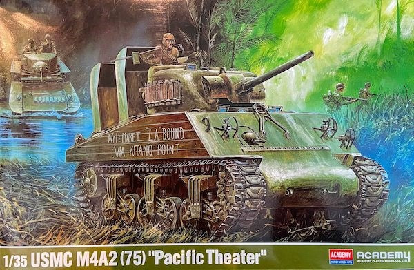 Academy 13562 1:35 USMC M4A2 Sherman Pacific Theatre