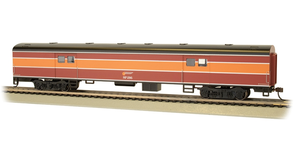 Bachmann USA 14404 [HO] 72' Smooth-Side Baggage Car - Southern Pacific Daylight #295