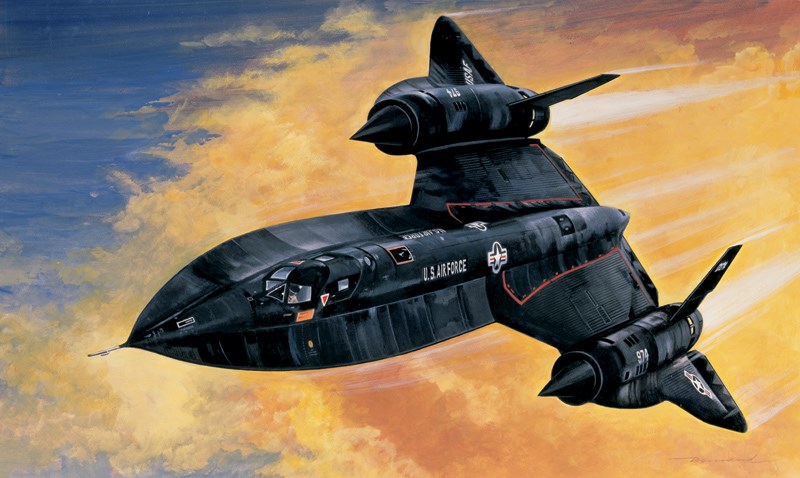 Italeri 145 1:72 Northrop SR-71 Blackbird with Drone