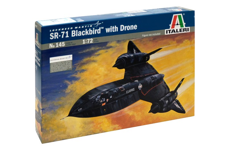 Italeri 145 1:72 Northrop SR-71 Blackbird with Drone