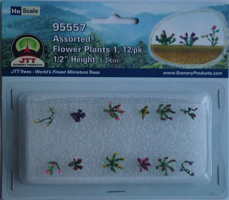 JTT 95557 Assorted Flower Plants No.1 (12pcs)