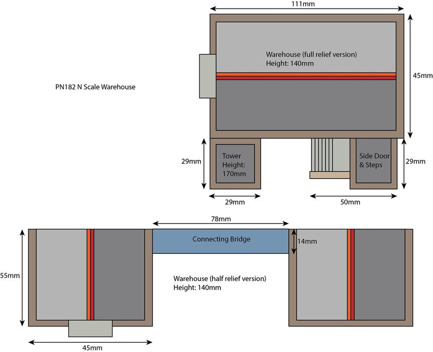 Metcalfe PN182 [N] Warehouse Kit