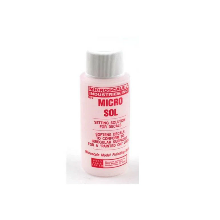 Microscale MI-2 Micro Sol 1 oz. bottle Decal Setting Solution