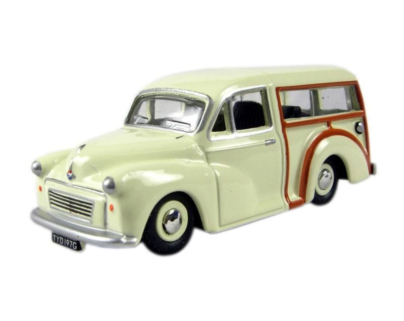 Oxford 76MMT001 1:76 Morris Minor Traveller Old English White