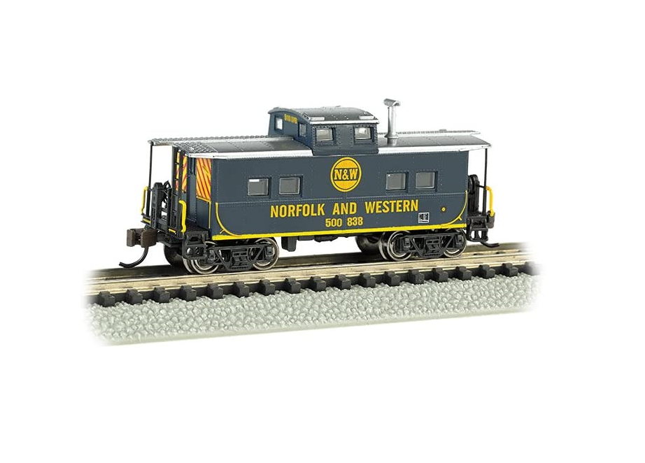 Bachmann USA 16862 [N] Northeast Steel Caboose - Norfolk & Western 500 836 (Blue)