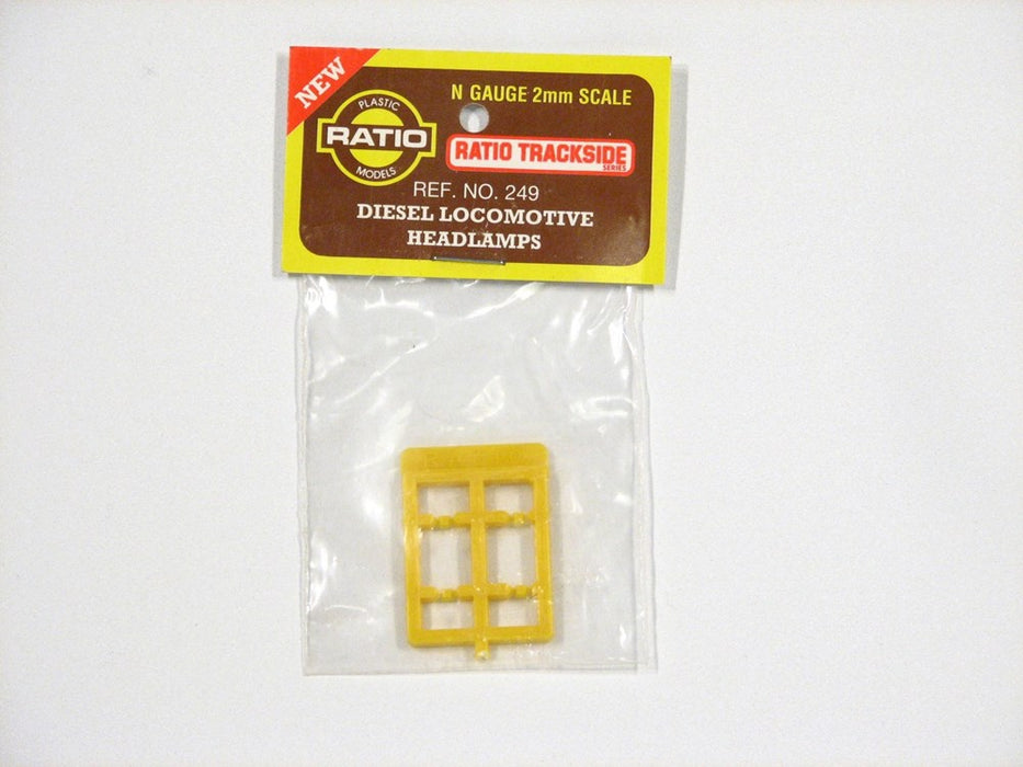 Ratio 249 N Diesel Locomotive Headlamp Accessory Pack 4pc