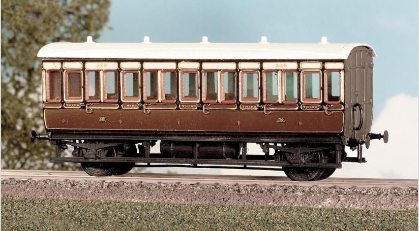 Ratio 610 OO Gauge GWR 4-wheel Coach - All 3rd