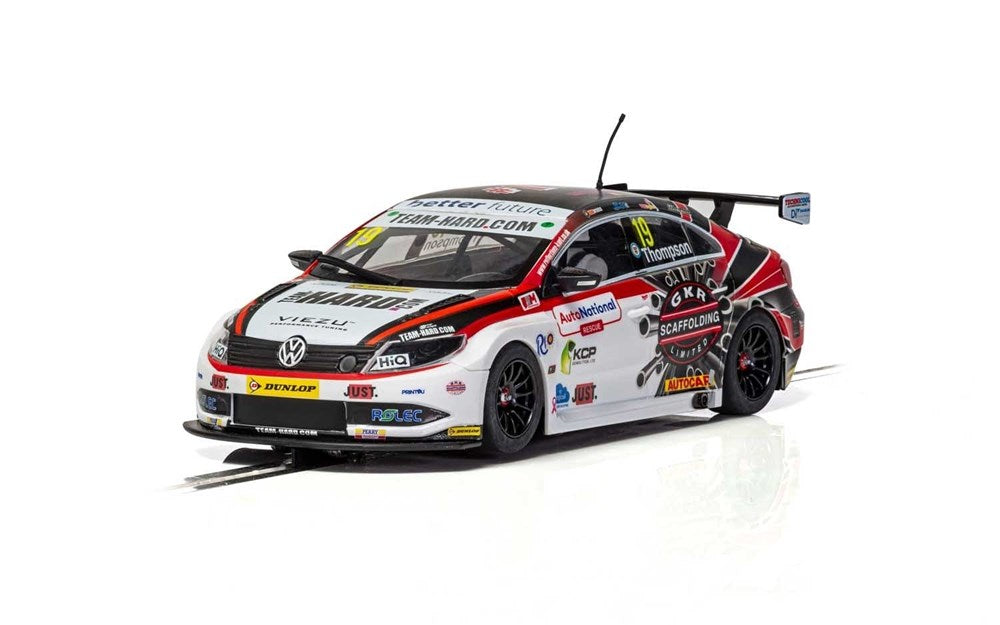 Scalextric C4016 VW Passat CC TEAM HARD BTCC 2018 - Bobby Thompson