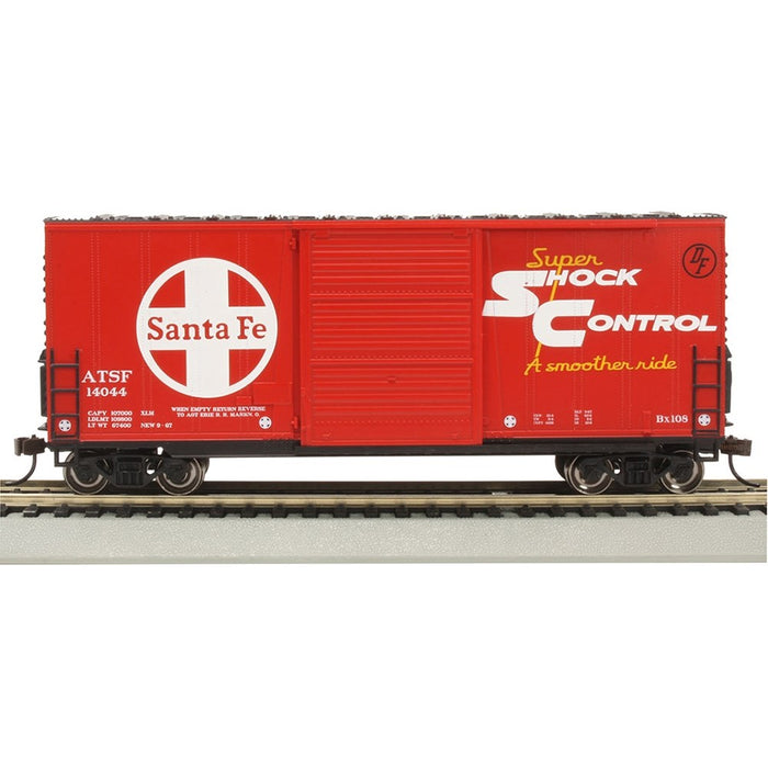 Bachmann USA [HO] 18202 Hi-Cube Box Car with Sliding Door - ATSF (Santa Fe)