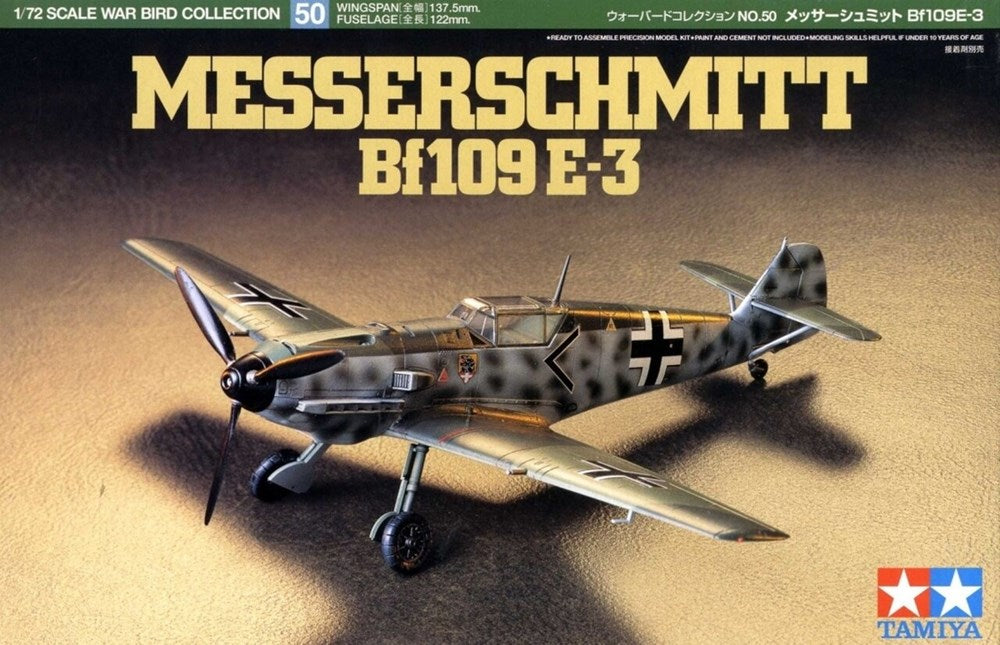 Tamiya 60750 1:72 Messerschmitt BF109E-3
