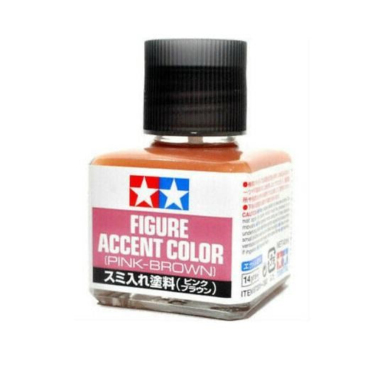 Tamiya 87201 Figure Accent Colour (Pink-Brown) 40ml Bottle