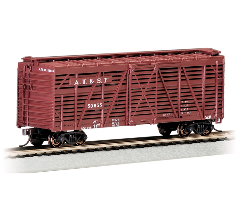 Bachmann USA 18502 [HO] 40' Stock Car - Santa Fe 94135