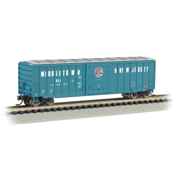 Bachmann USA 19653 [N] ACF 50'6" Outside Braced Sliding Door Box Car - Middletown & NJ