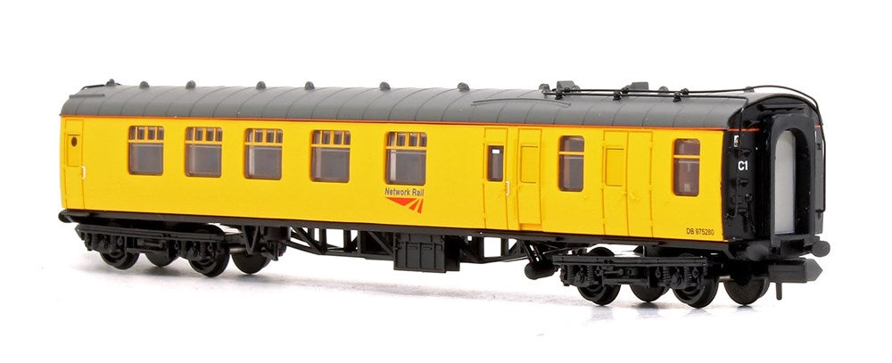 Graham Farish 374-089 [N] 1:148 BR Mk1 BCK Brake Composite Corridor - Network Rail Yellow