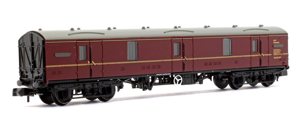 Graham Farish [N] 374-130C BR Mk1 GUV General Utility Van - BR Maroon