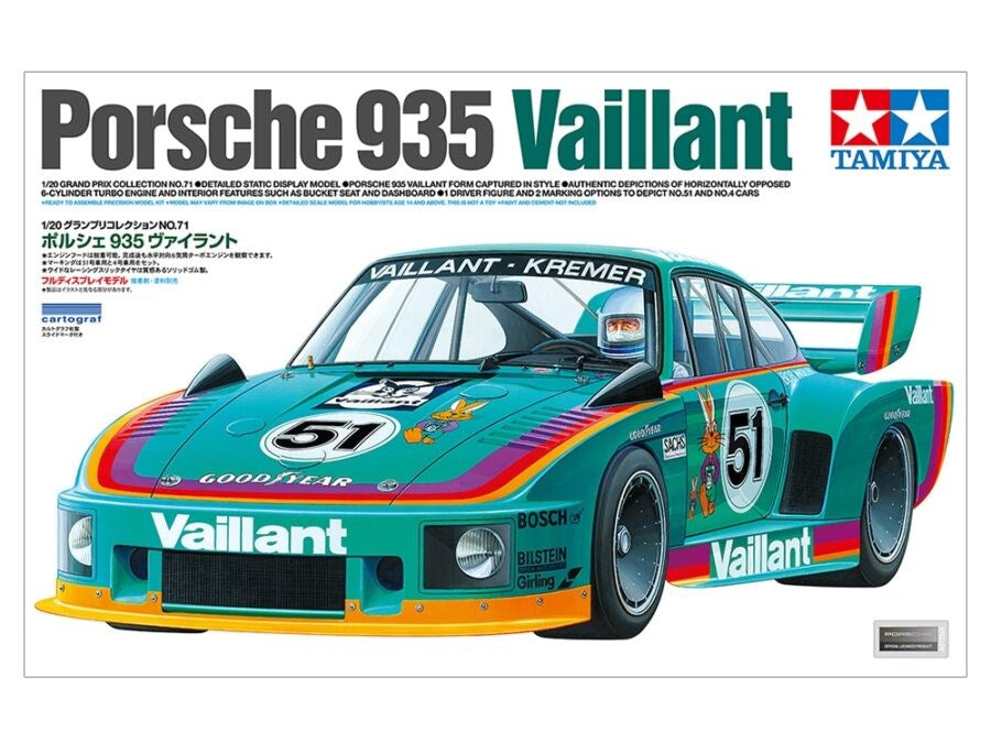 Tamiya 20071 1/24 Porsche 935 Vaillant