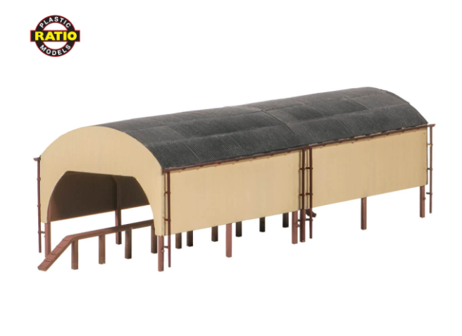 Ratio 231 N Carriage Shed 178mm x 60mm