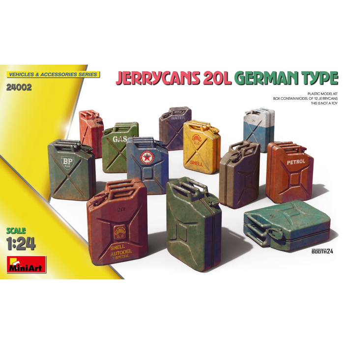 MiniArt 24002 1:24 Jerrycans 20L German Type