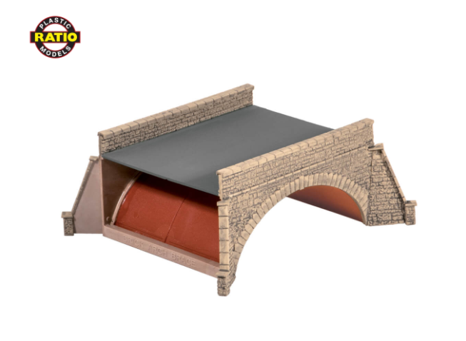 Ratio 253 N River/Canal Bridge kit 63mm x 93mm x 40mm