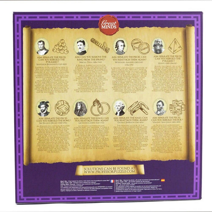 Professor Puzzle - Great Minds Set Of 8