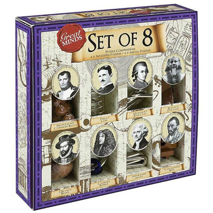Professor Puzzle - Great Minds Set Of 8