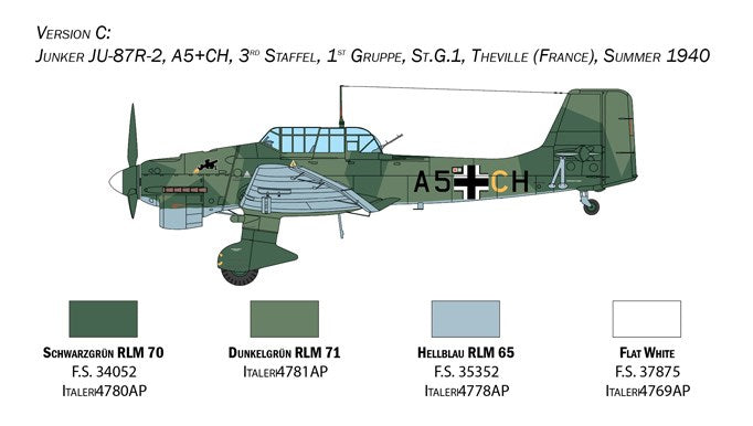 Italeri 2807 1:48 Junkers Ju-87B Stuka - Battle of Britain